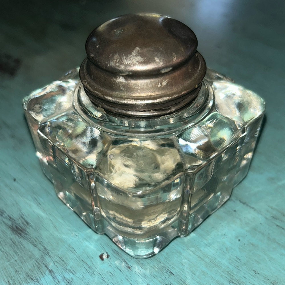 1940’s Crystal Inkwell